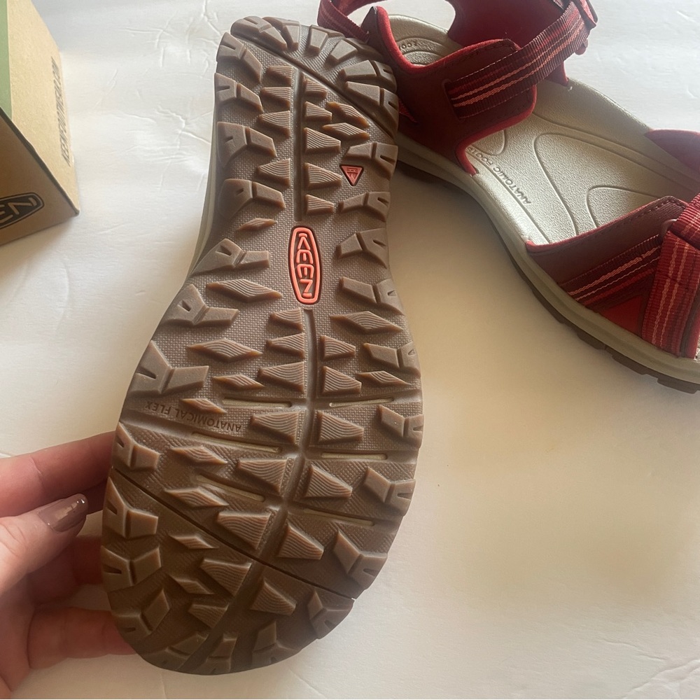 Red Keen Sandals - Picture 3 of 6